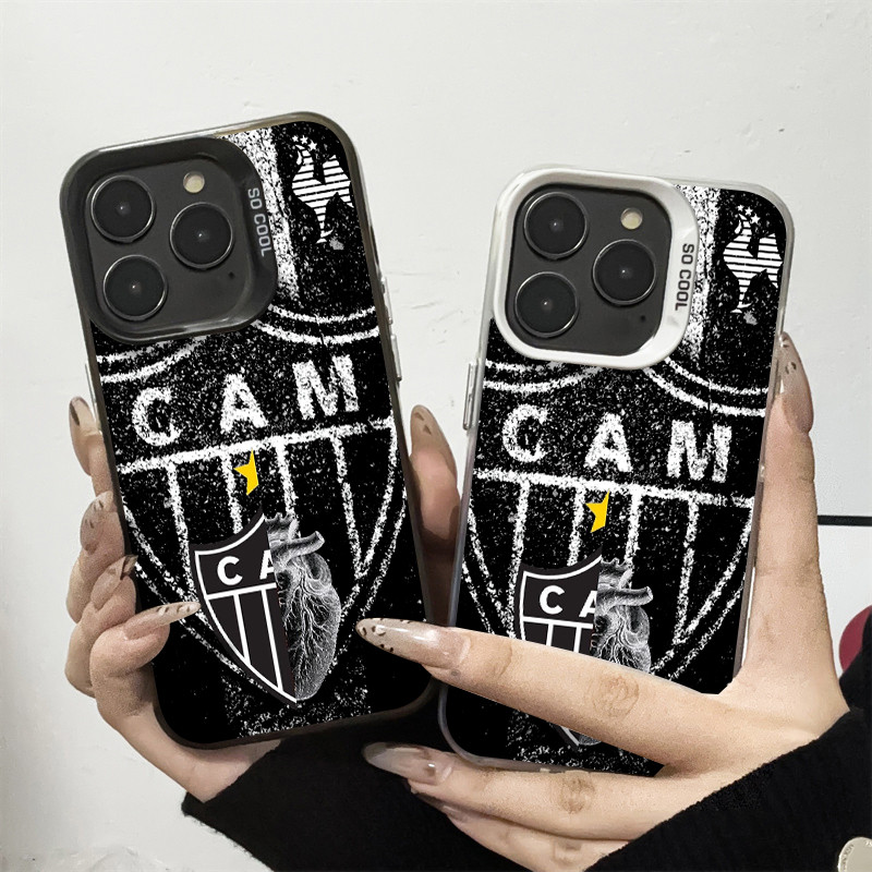 Capinha Para iPhone 17 16 15 14 13 12 11 X XS XR  Pro Max Plus Normal Capa De Celular Clube Atlético Mineiro Case em Oferta na Shopee