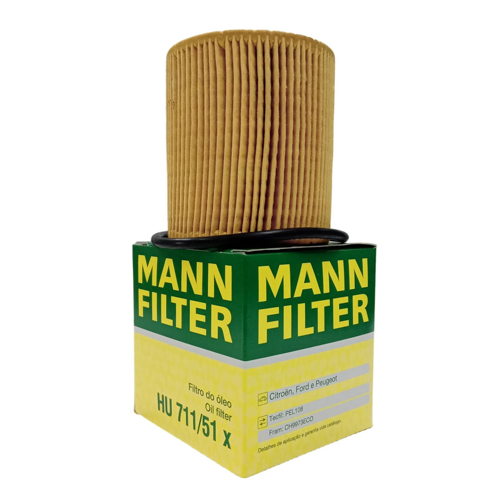 Refil Filtro de Óleo Ford Territory - Peugeot - Citroen - Mann Filter em Oferta na Shopee