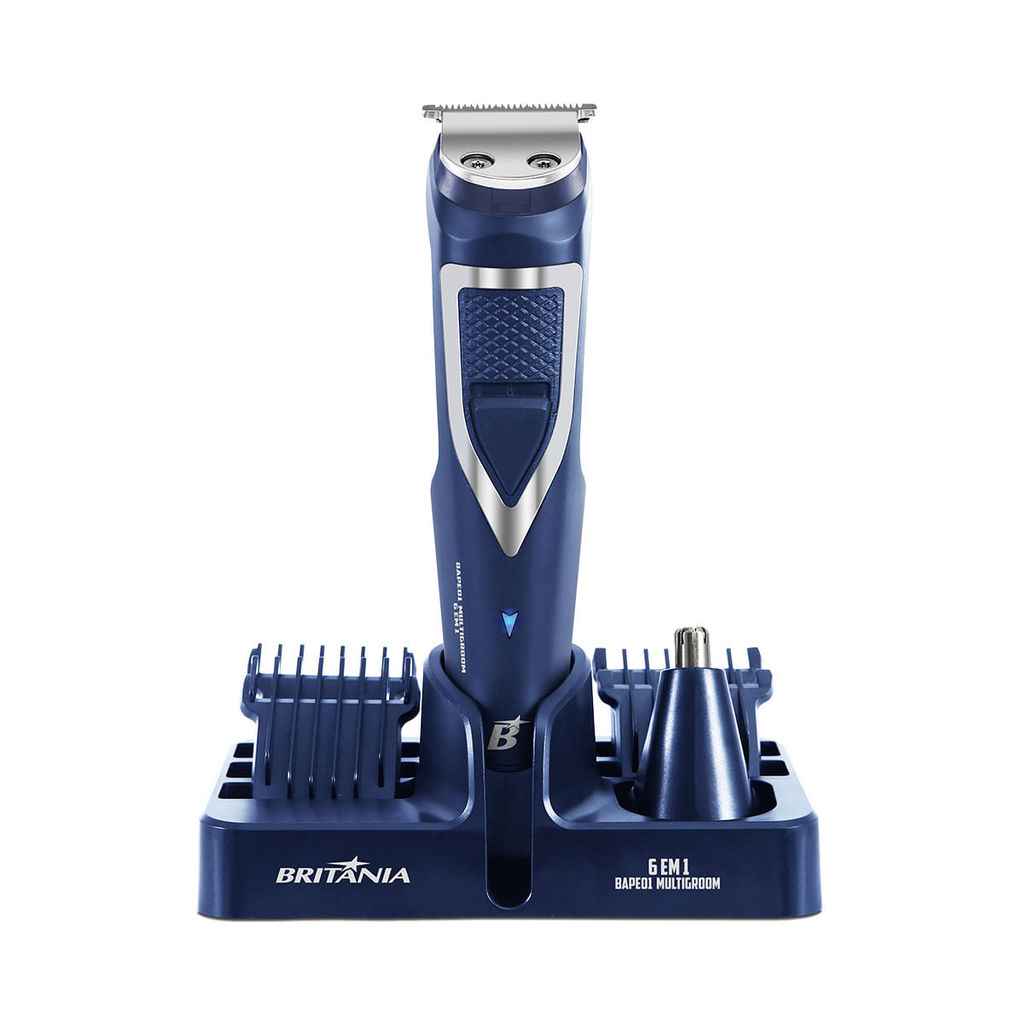Aparador de Pelos Britânia 6 em 1 BAPE01 Multigroom em Oferta na Shopee