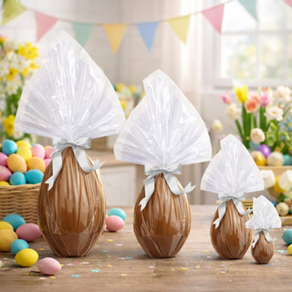 Embalagem Para Ovo De Páscoa Folha Transparente Tipo Celofane Polipropileno Doces Cestas Bolos em Oferta na Shopee