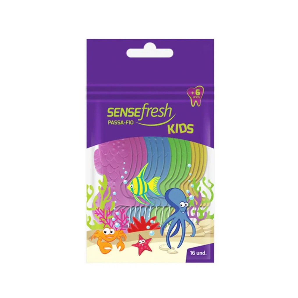 Passa-Fio Sense Fresh Kids Infantil – com 16 Unidades