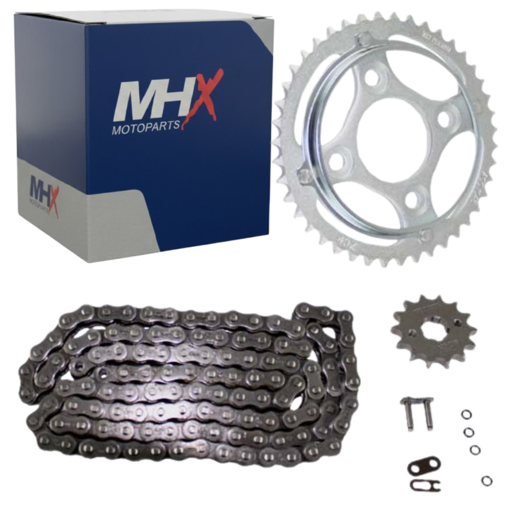 kit Transmissão Corrente+ COROA 43D+ PINHAO 14D FAN-CARGO125
