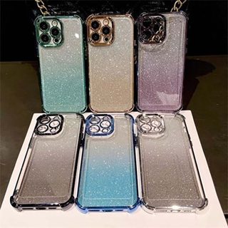 Luxo Capinha Capa Para IPhone 16 15 14 13 12 11 Pro Max Plus Claro Macio Pára-Choques À Prova De Choque Transparente Gli em Oferta na Shopee