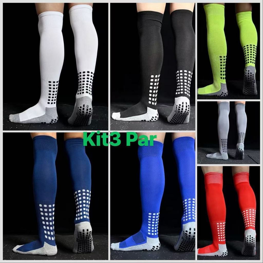 KIT3 Novo Meião de Futebol Esportivo Antiderrapante Soccer em Oferta na Shopee