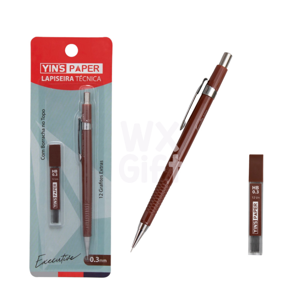 Lapiseira Técnica 0.3 0.5 0.7mm Unidade - Yins Paper / WX Gift em Oferta na Shopee