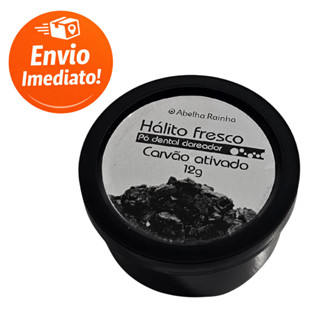 Pó Dental Branqueia os Dentes Carvão Ativado Abelha Rainha em Oferta na Shopee