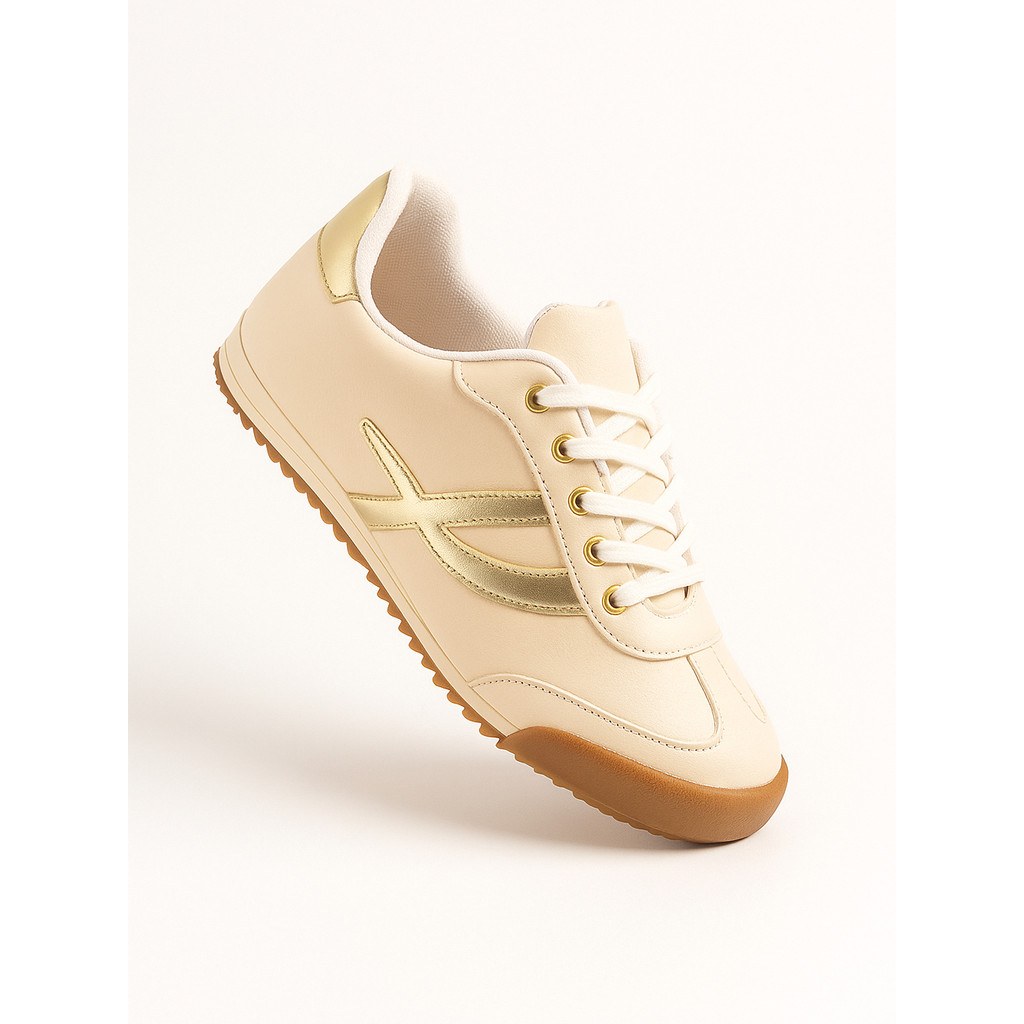 Tênis Feminino Casual Tênis Branco Feminino Casual Leve Perfeito para o Dia a Dia