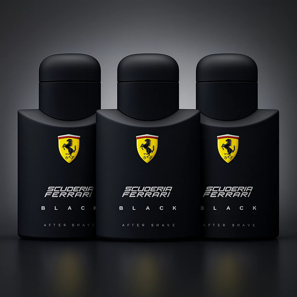 3 Perfumes Ferrari Black Fragrância Importada De Alta Fixação Perfume Masculino