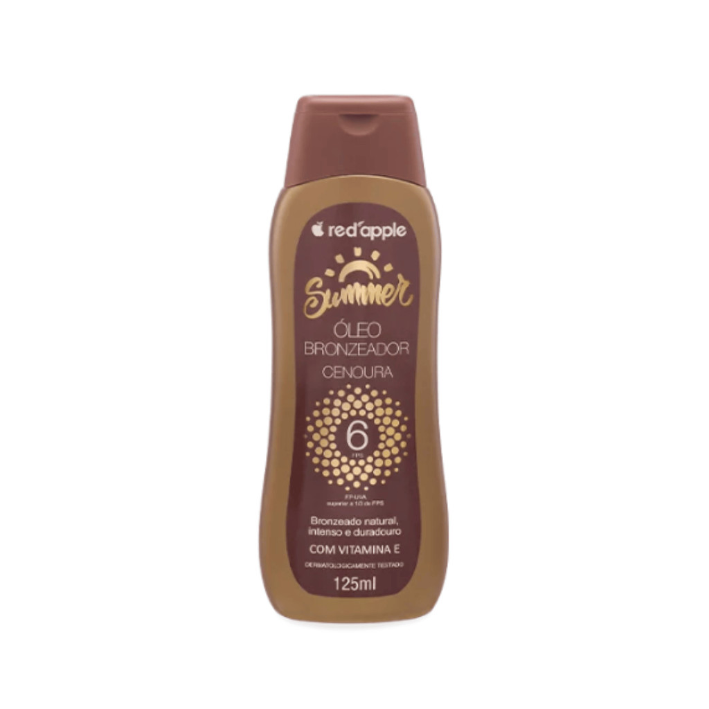 Red Apple Óleo Bronzeador Cenoura FPS-6 125g