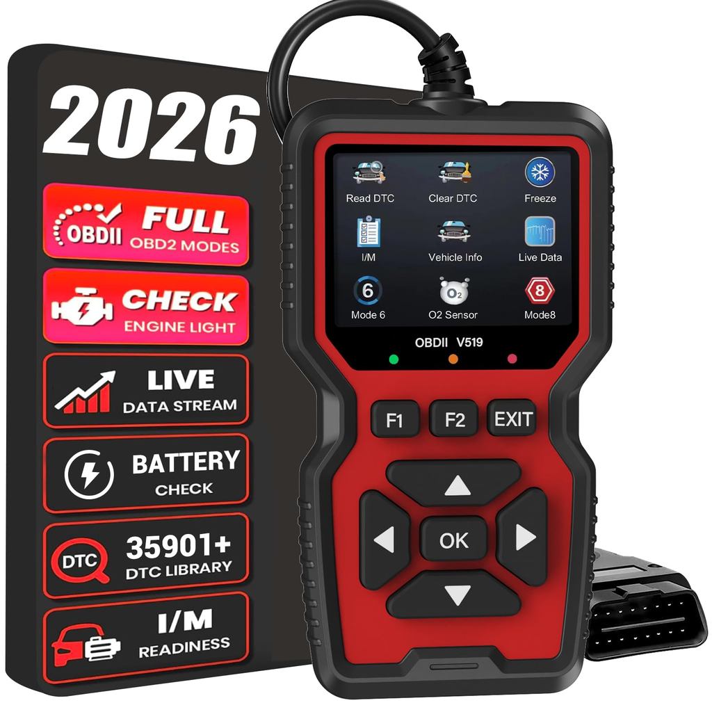 Scanner OBD2 V519 - leitor de código profissional e ferramenta de diagnóstico para análise de dados veiculares em tempo