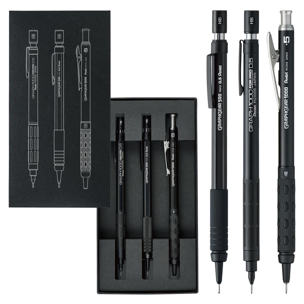 Pentel 60 Years Limited Edition Technical Mechanical Pencil/4 Models/Graph1000/GraphGear 500/From Japan