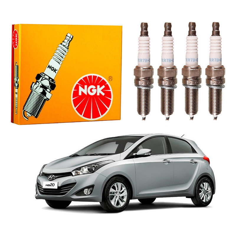 Jogo Velas Ngk Hb20 1.6 16v 2012 A 2015