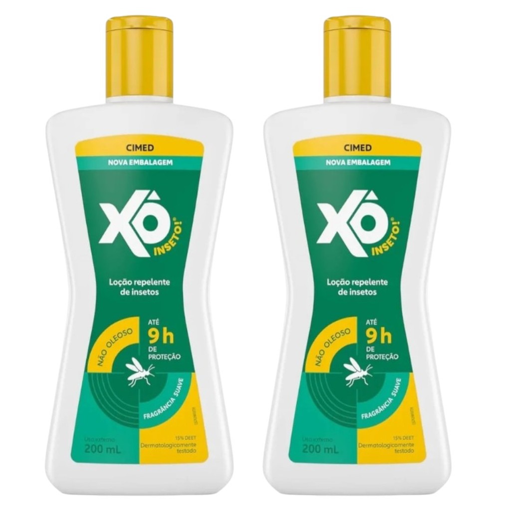 Kit 2 Repelente Xô Inseto Loção 200ml - Cimed