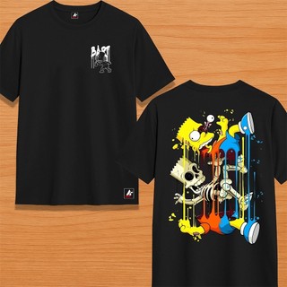 Camiseta Streetwear Camisa Infantil Juvenil 100% Algodão Bart Simpson