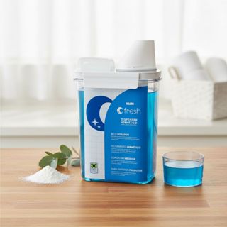 Dispenser Hermético Para Sabão Em Pó E Líquido Com Medidor 1,5L em Oferta na Shopee