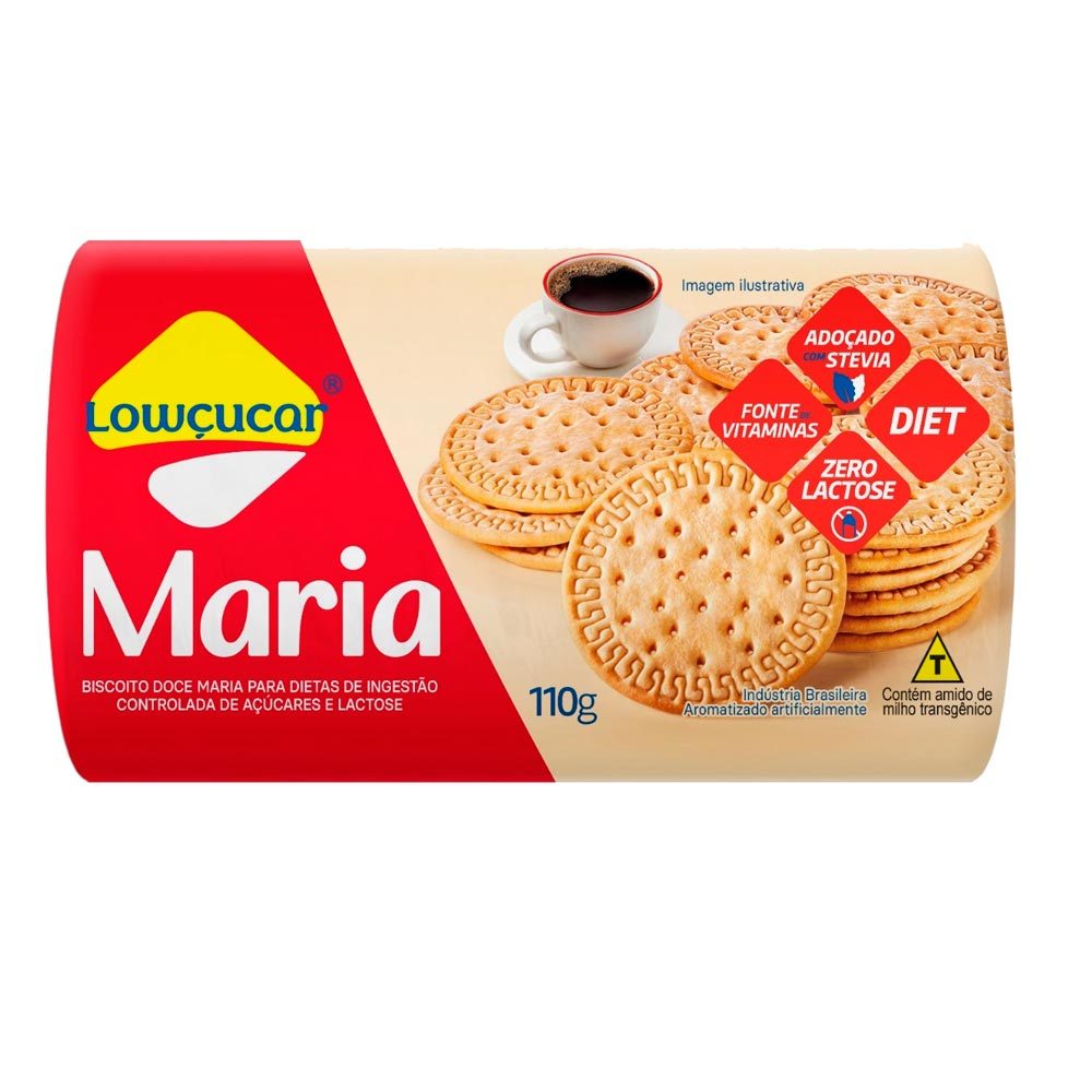 Biscoito Doce Maria Lowçucar Diet 110g