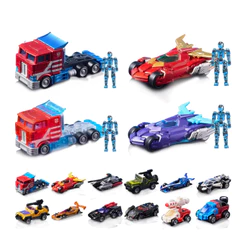 Carrinho Articulado Montável Blokees Wheels Transformers C01 Roll Out Model Kit