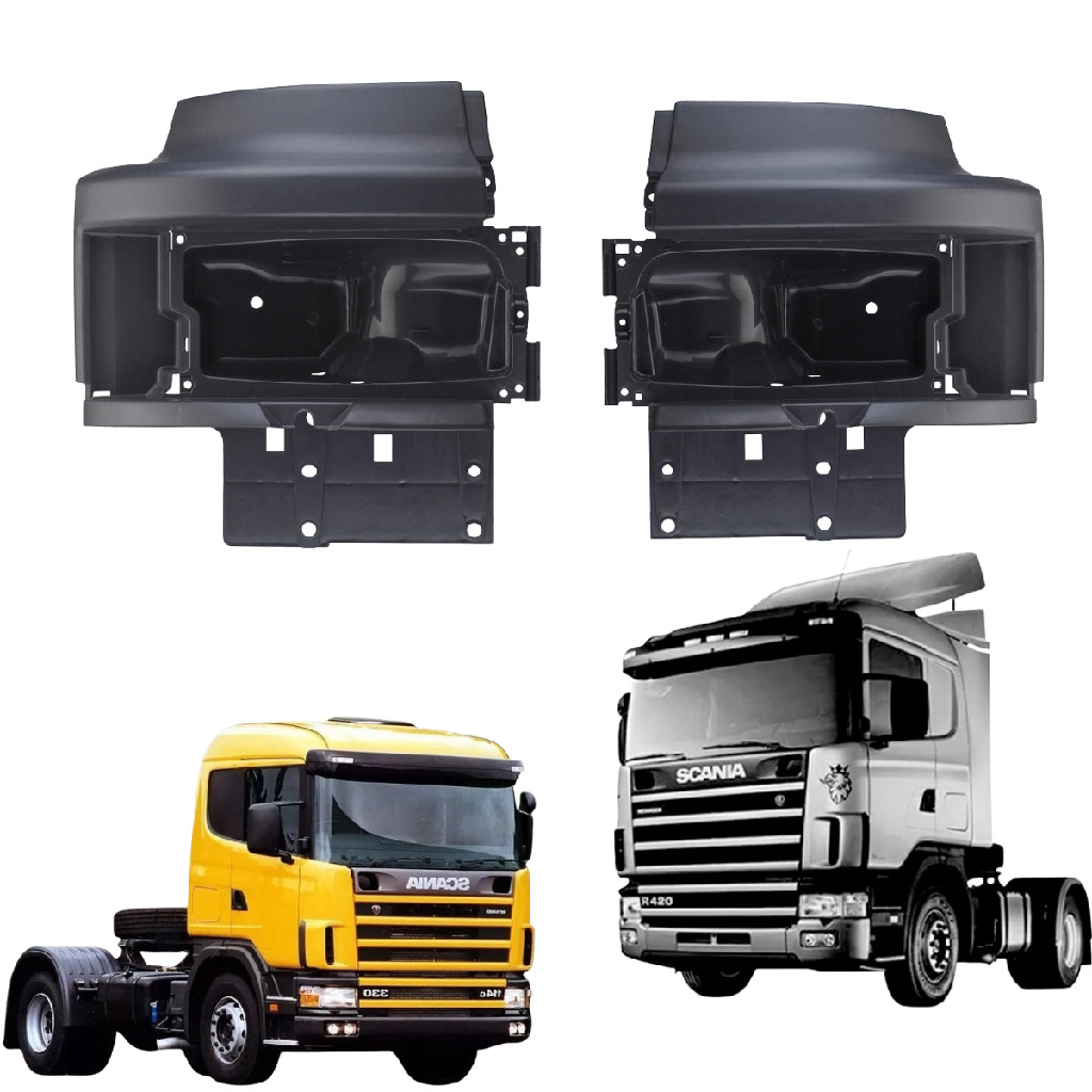 Par Caixa Farol Scania Lado Direito Lado Esquerdo Série 4 P124