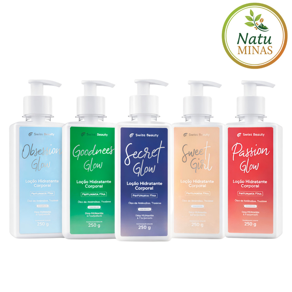 Loção Hidratante Corporal Perfumaria Fina Swiss Beauty 250G | Escolha Sua Fragância
