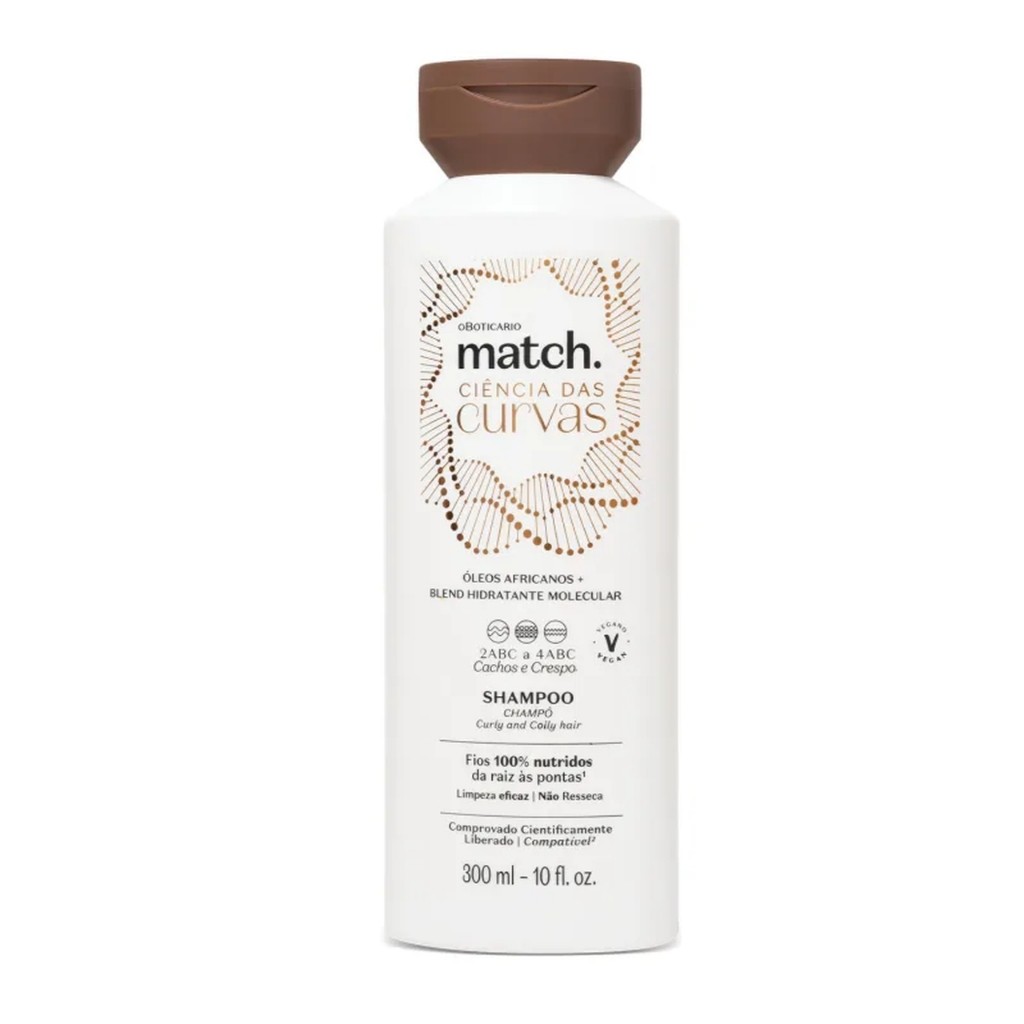 Shampoo Match Ciências das Curvas 300ml em Oferta na Shopee