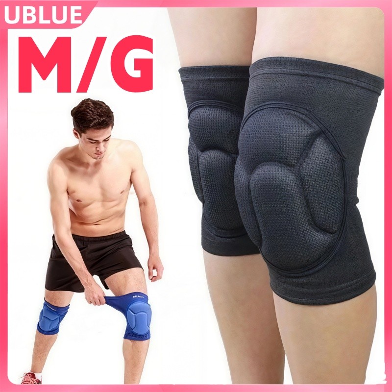 Par Joelheiras Esponja Protetora E Respirável Para Dança Vôlei Basquete Treinamento-Unissex