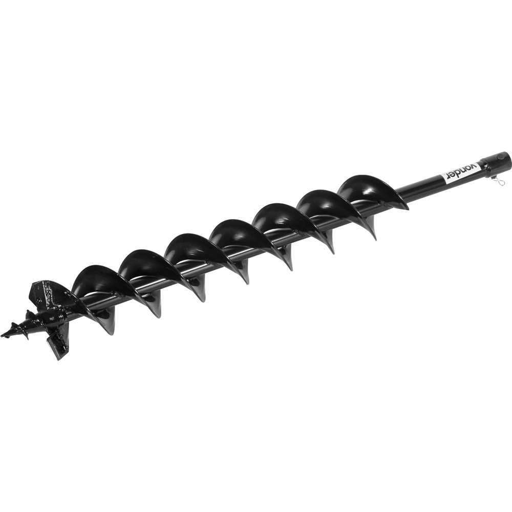 Broca Espiral Duplo Para Perfurador de Solo 100mm x 800mm Vonder