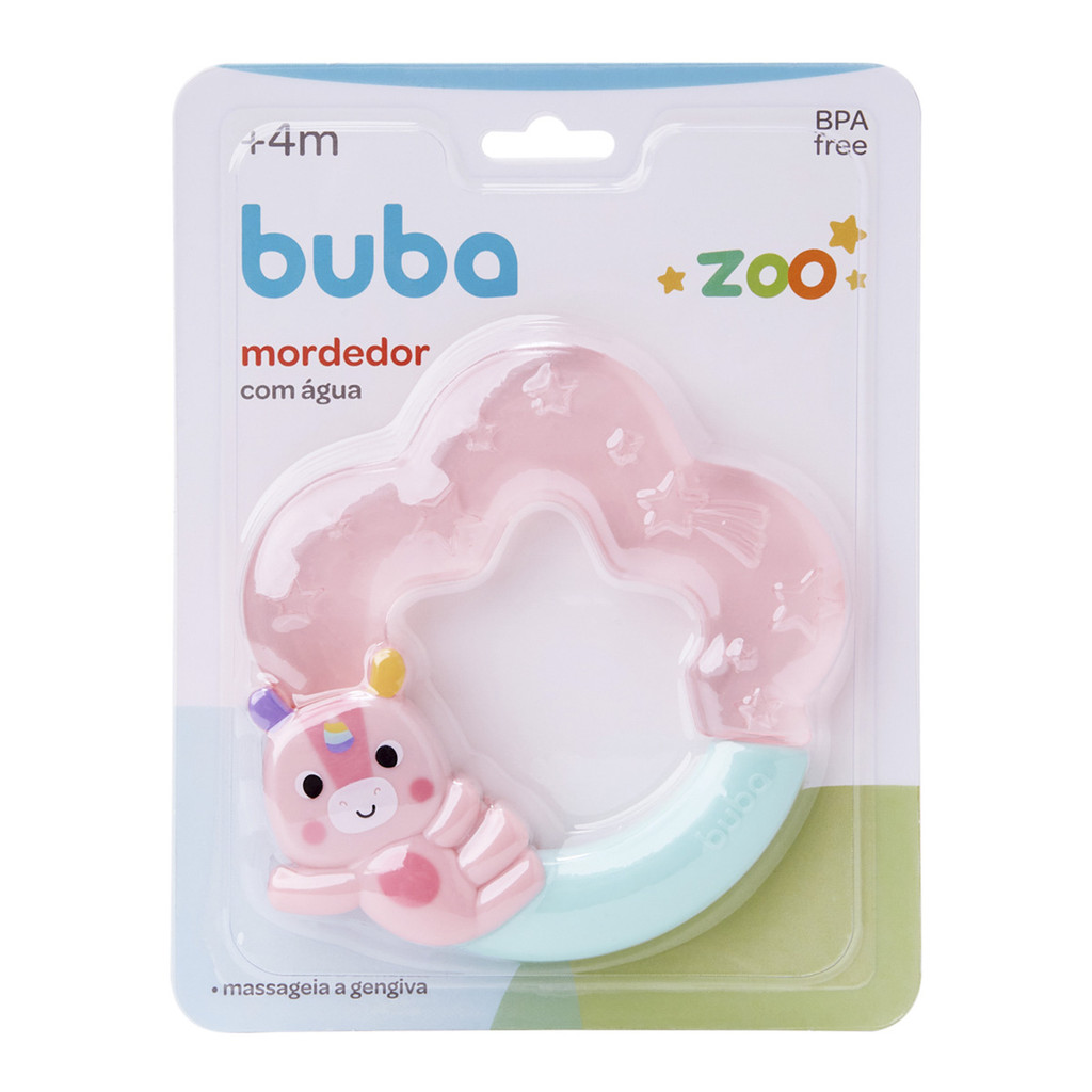 Mordedor com Água Massageador Resfriável Buba Zoo Unicórnio em Oferta na Shopee