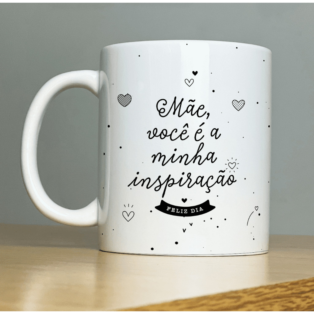 Caneca Dia das Mães para Presente Personalizada de Porcelana Xícara - Vários Modelos em Oferta na Shopee
