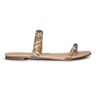 Tamanco Flat Vizzano Feminino Strass Casual 6235.1189 em Oferta na Shopee