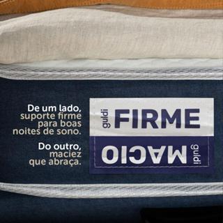 Colchão Casal Guldi Duplo Plus D28 (16x138x188) Branco e Azul em Oferta na Shopee