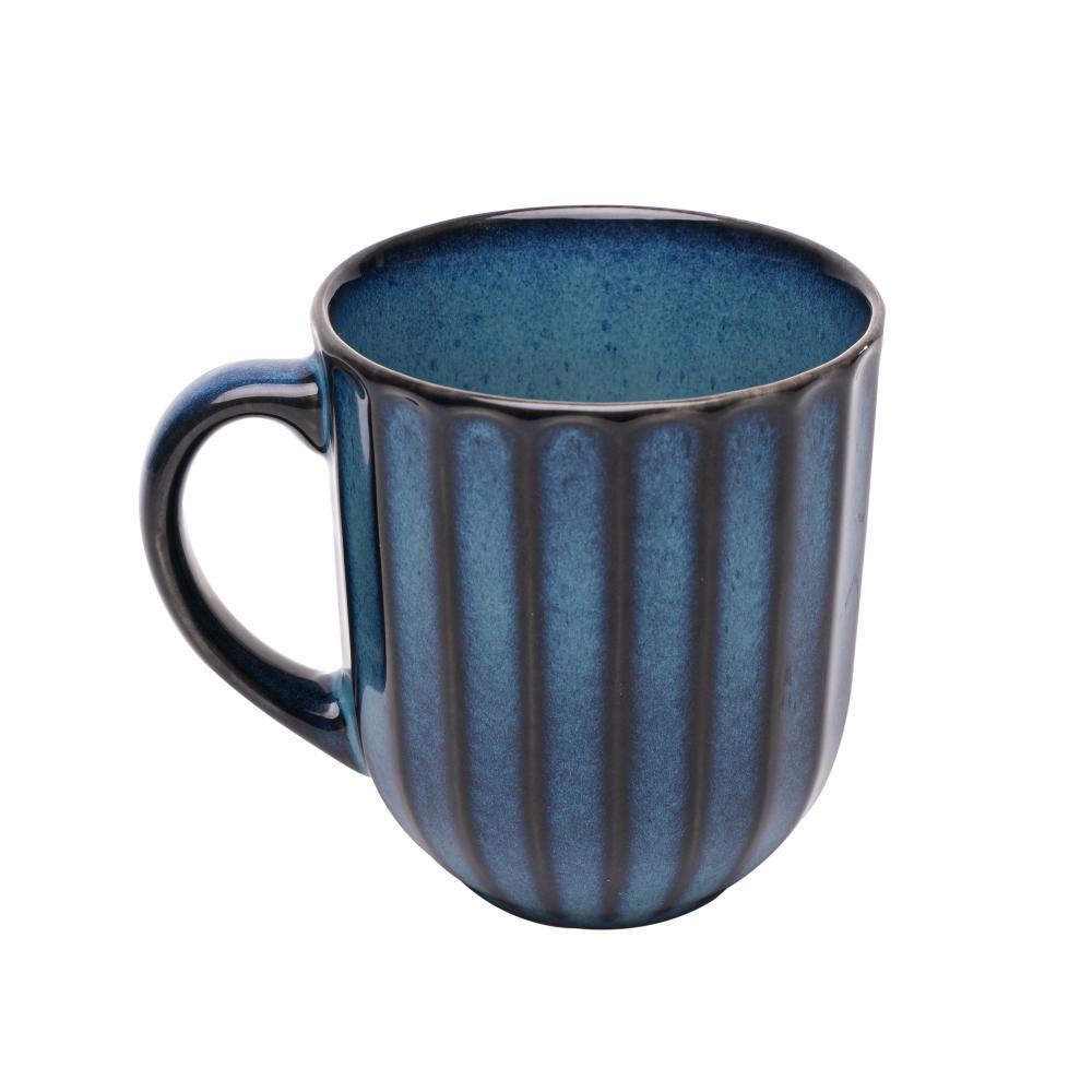 Caneca Wolff Scallop de Cerâmica Azul 420ml em Oferta na Shopee