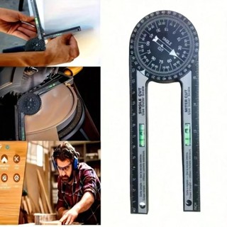 Transferidor de Ângulo 360° Posicionador para Cortes Angulados em Carpintaria em Oferta na Shopee