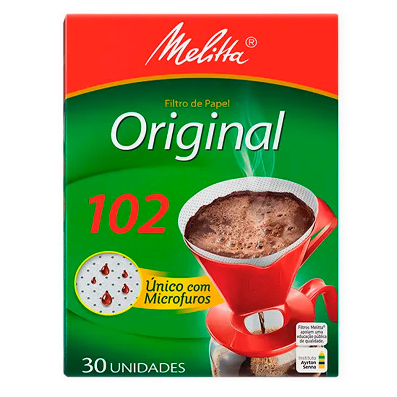 Filtro de papel 102 caixa com 30 unidades Melitta em Oferta na Shopee