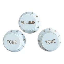 Knobs Branco Strato Tone E Volume