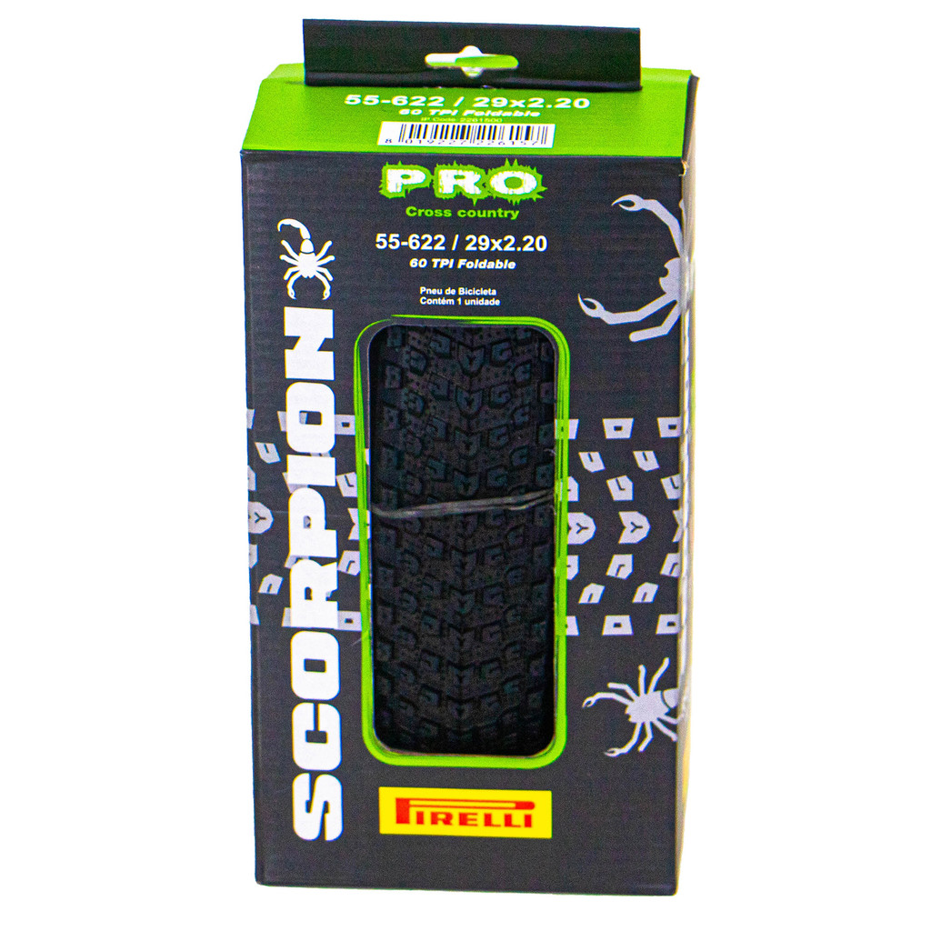 Pneu Mtb Pirelli Scorpion Pro 29 x 2.20 Kevlar Preto em Oferta na Shopee
