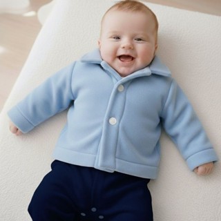 Casaquinho em Soft para Bebê – Quentinho, Macio e Confortável Menino em Oferta na Shopee