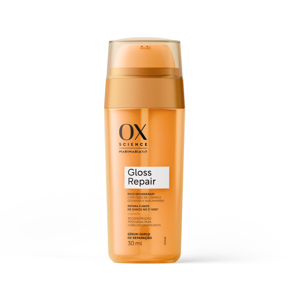 Sérum Capilar OX Science Gloss Repair By Mari Maria 30ml em Oferta na Shopee