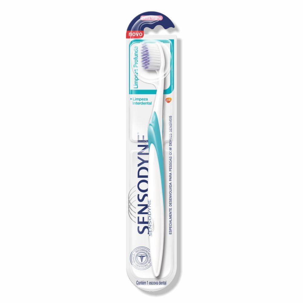 Escova Dental Sensodyne Limpeza Profunda em Oferta na Shopee