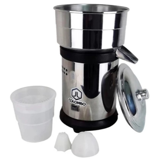 Espremedor Extrator Industrial De Sucos Laranja Limão Frutas JL Colombo Inox Profissional Bivolt