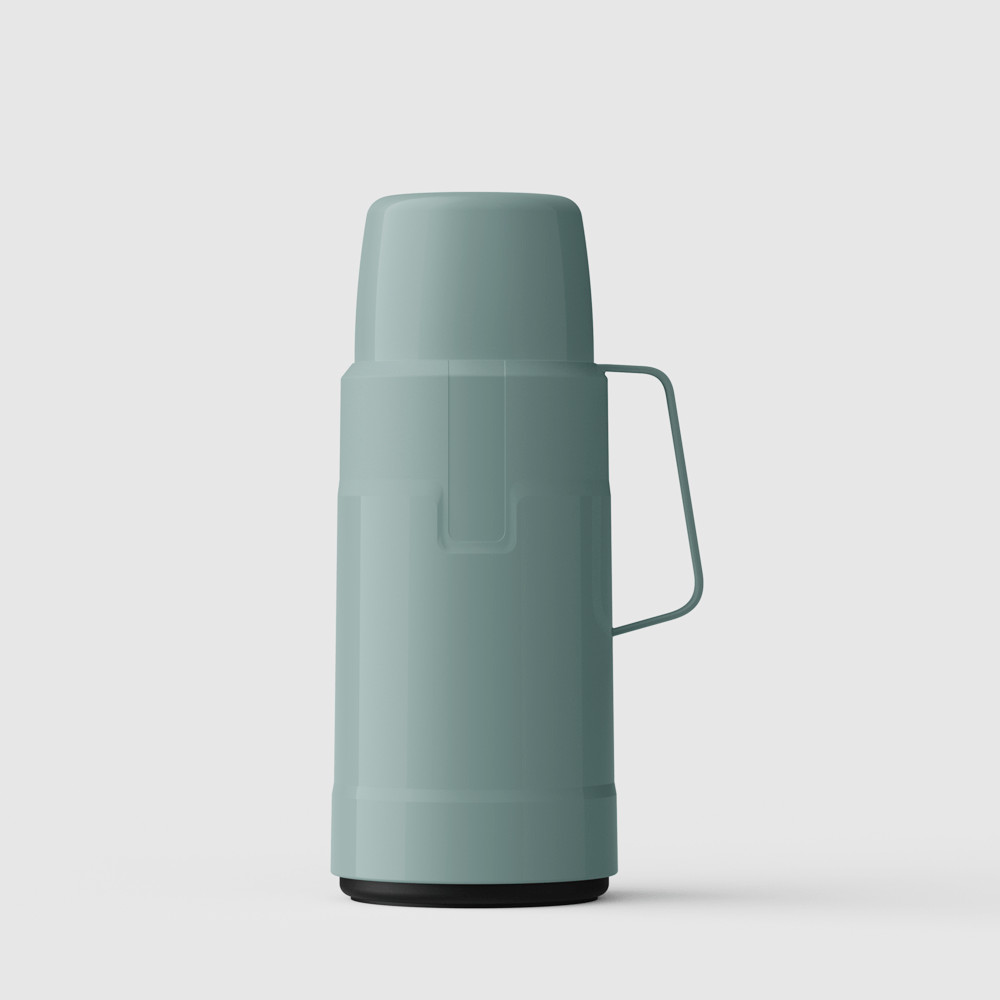 Garrafa Térmica GLT Rolha 1L New Verde Sálvia Invicta em Oferta na Shopee