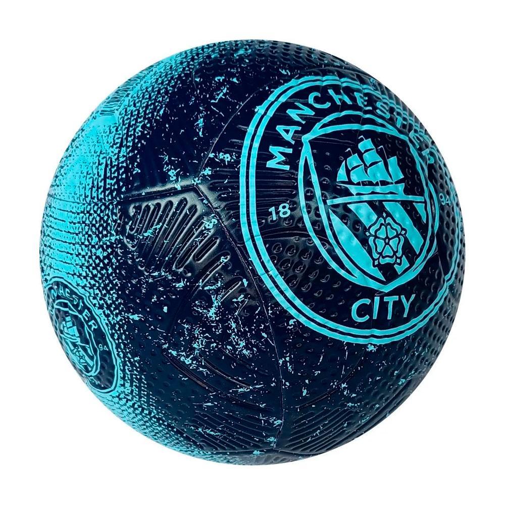 Bola de Futebol F.M N5 Preta e Azul Manchester City
