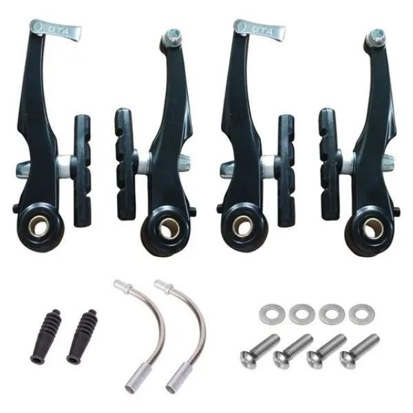 FREIO V-BRAKE P/ BIKE DE ALUMINIO  4 PCS PRETO em Oferta na Shopee