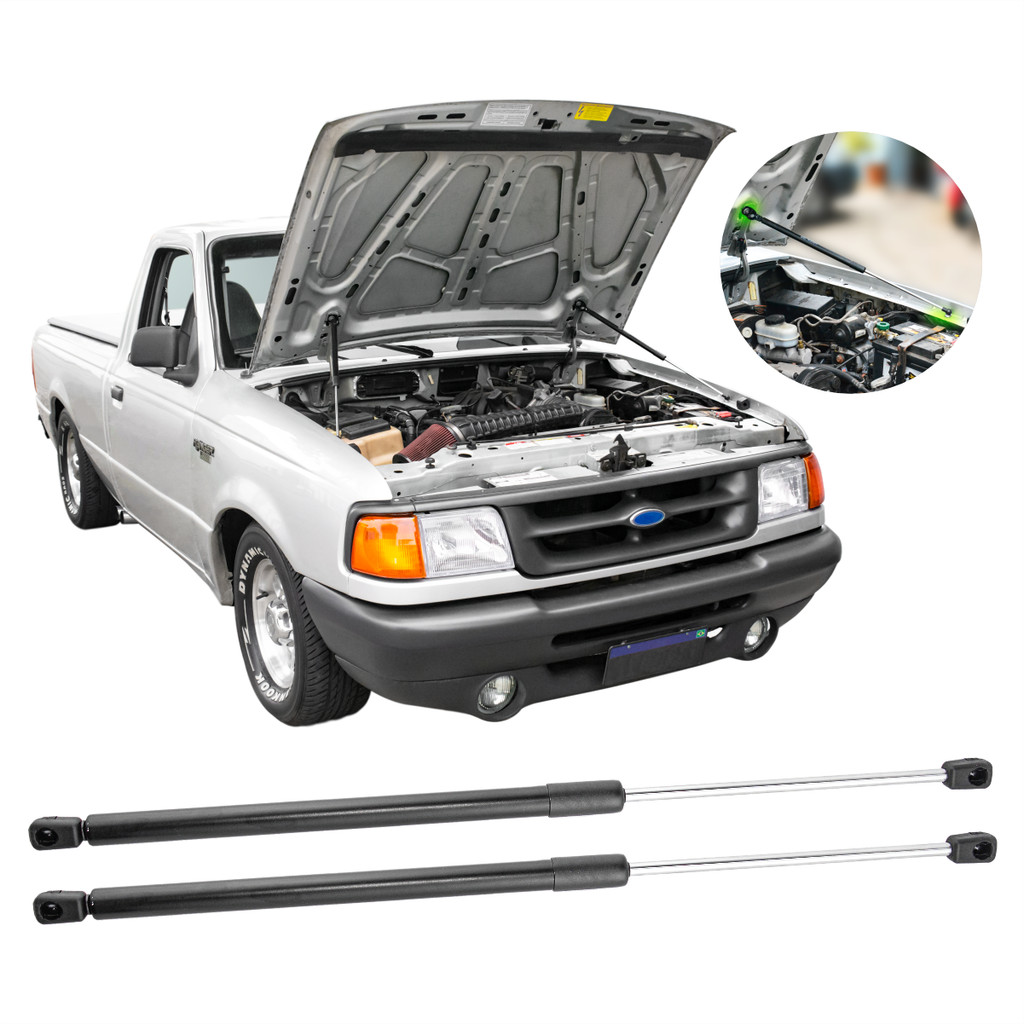 Kit Pistão para Capô sem vareta FORD RANGER 1993 1994 1995 1996 1997 - Capô Seguro Moderno