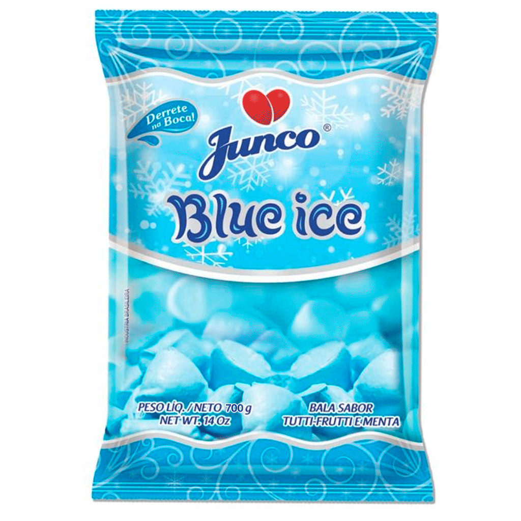 Bala de Coco Junco Sabor Blue Ice 700g em Oferta na Shopee