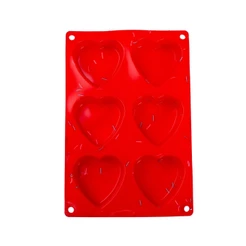 Forma de silicone para bolinho coração - Oikos