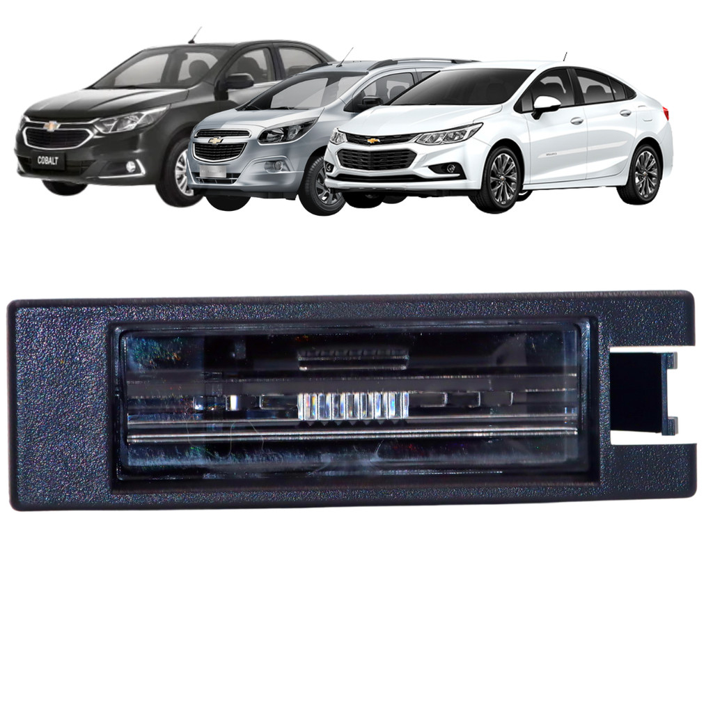Lanterna De Placa Meriva 2003/2012 Cobalt 2012/2017 Spin 2013/2018 Sem Soquete