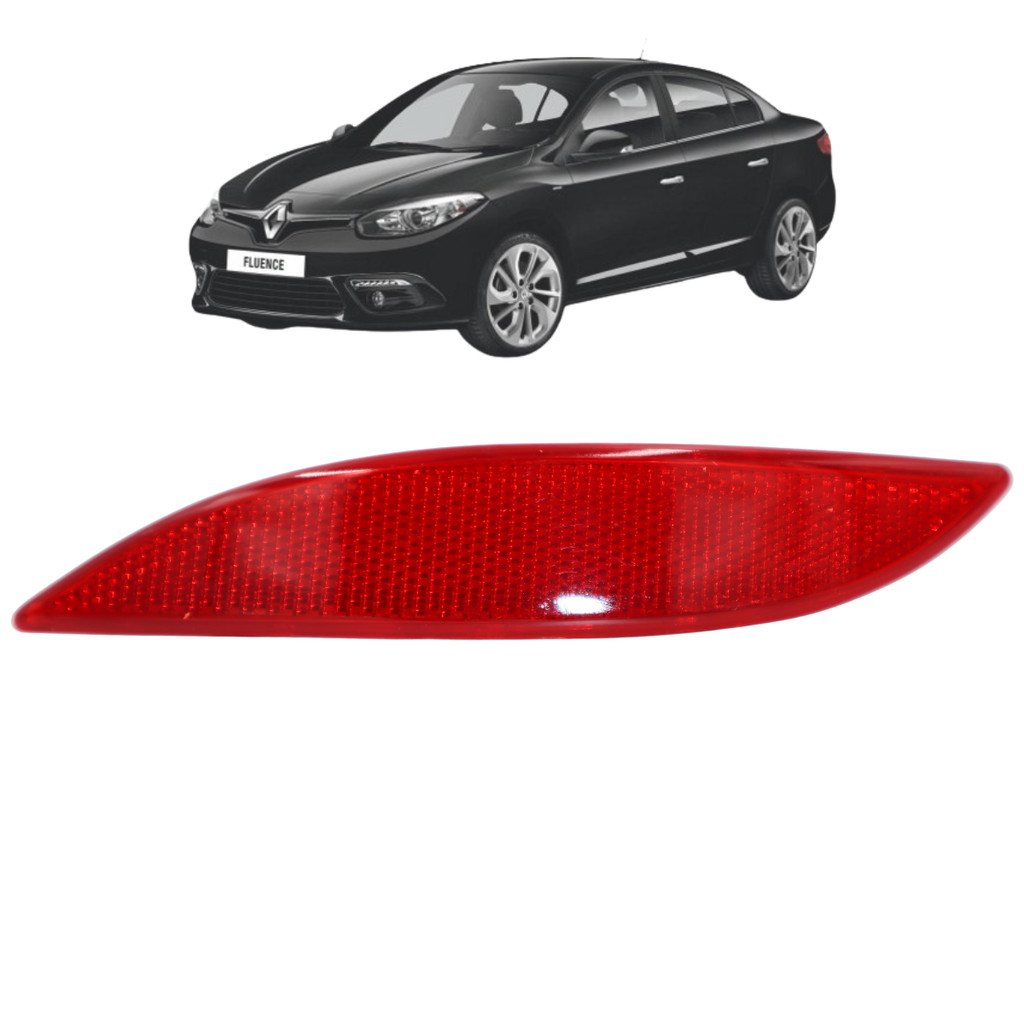 Refletor Olho De Gato Parachoque Traseiro Direito Fluence 2011 2012 2013 Até 2017