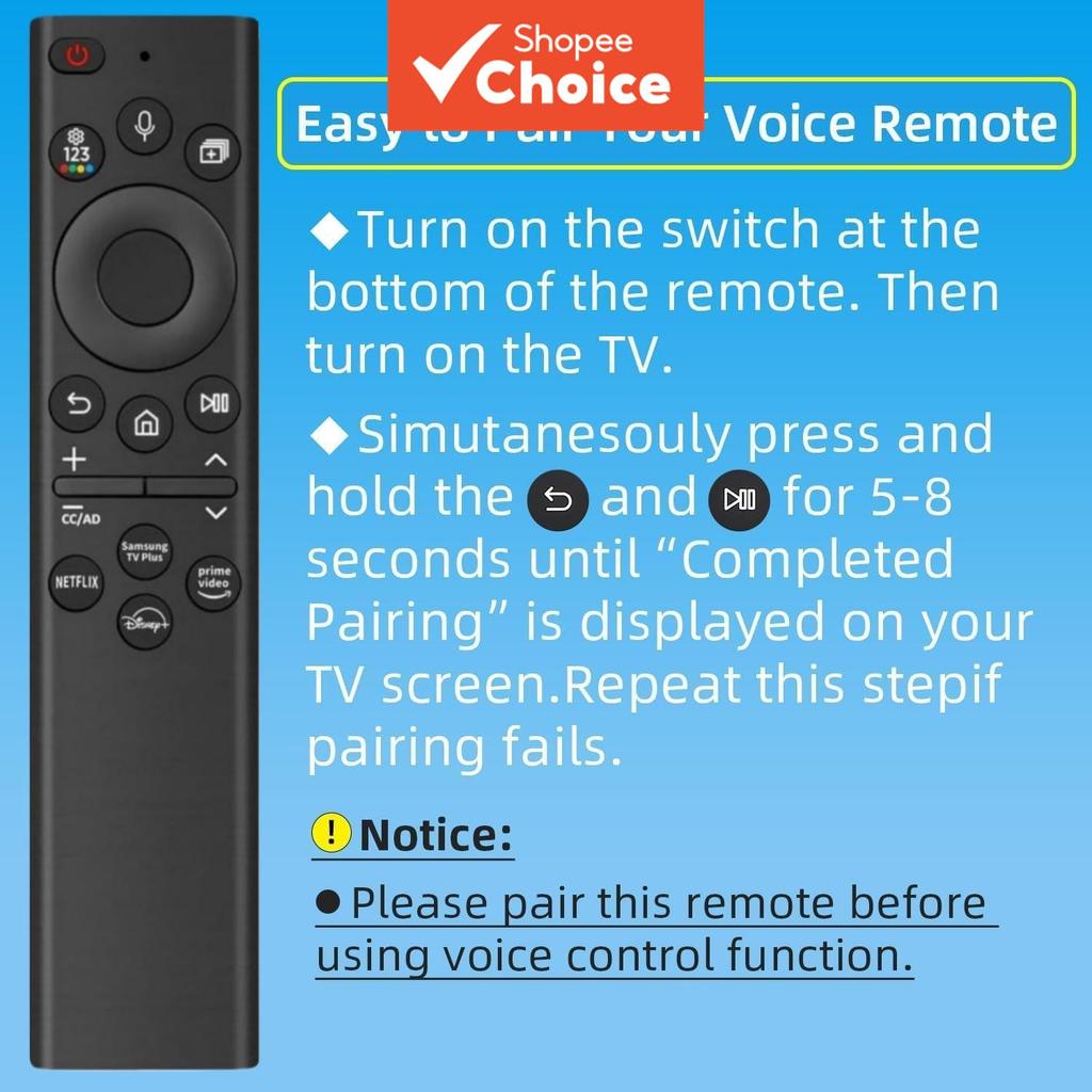  Controle Remoto de Alta Qualidade para Samsung Solar - Substituição Nova Compatível com Smart TV e Ar-Condicionado -