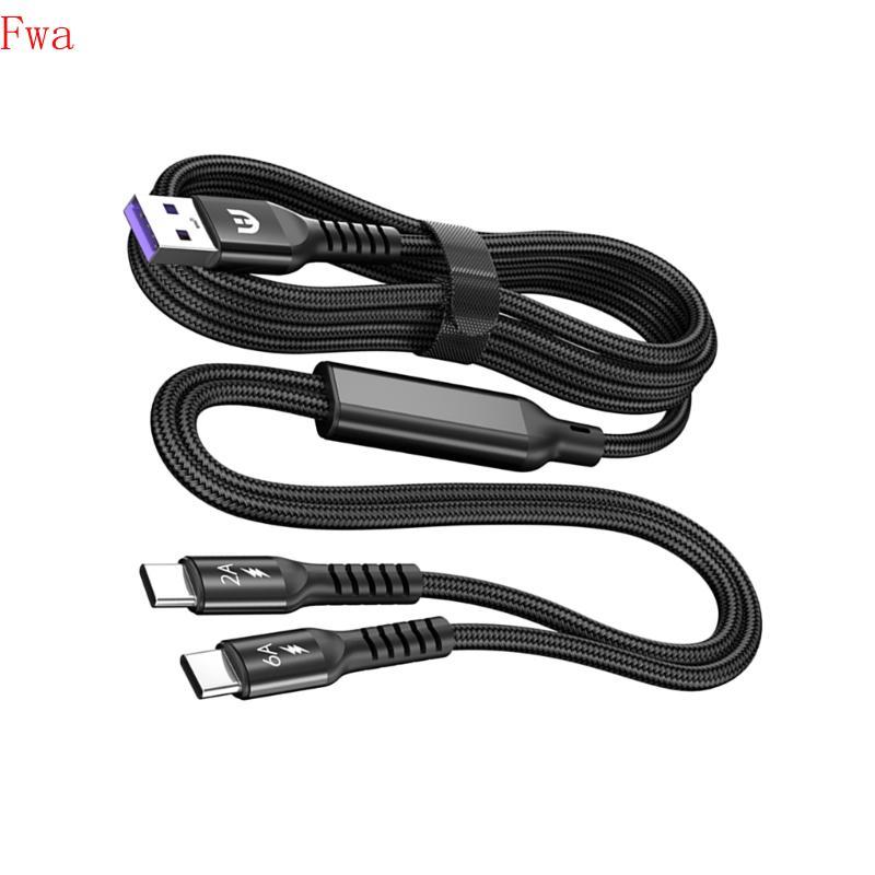 Fwa USB Multi Charging Cable 2 1 Carregador Telefone Múltiplo C Type Para Telefones E Tablets