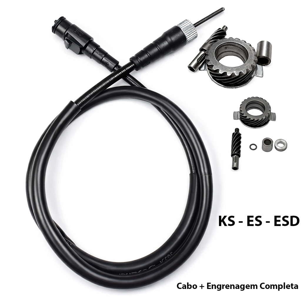 Cabo Velocimetro + Engrenagem Velocimetro Titan 150 Fan 150 2004 Até 2013 KS ES ESD em Oferta na Shopee